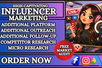 influencer marketing, influencer research and influencer outreach