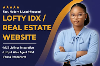 build fast real estate lofty idx website mls listings, idx intergration wiseagen