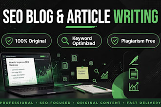 write SEO optimized blog and content writing