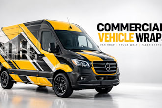 create commercial vehicle wraps van wrap truck wrap and fleet branding
