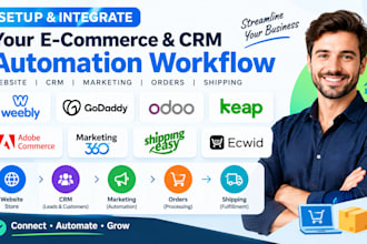 setup weebly godaddy odoo keap adobe commerce marketing 360 shippingeasy ecwid