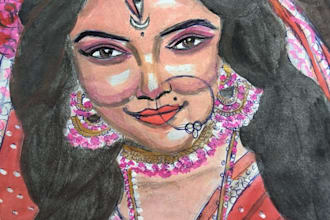create a beautiful handmade lord ganesh and all god painting