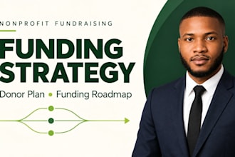 create nonprofit fundraising strategy, donor plan and funding roadmap