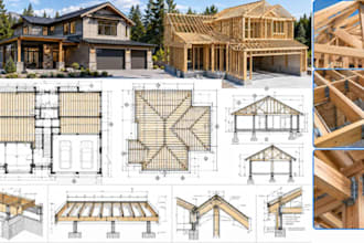 design idaho floor joist layouts and roof framing details for residential homes