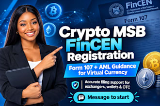 register crypto msb with fincen form 107 and aml guidance for virtual currency