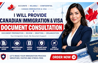 provide canadian immigration and visa document legal consultation services