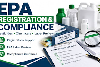 handle epa registration and compliance for pesticides and chemical approval fast