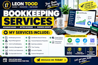 do clean up bookkeeping, accounting setup using  xero and quickbooks online