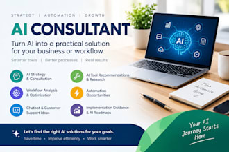 be your ai consultant and help you implement ai solutions