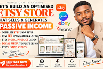 design esty digital product etsy shop setup etsy digital product listing SEO VA