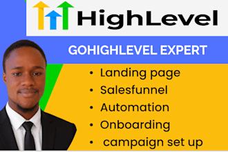 be your gohighlevel expert for sales funnels and automation