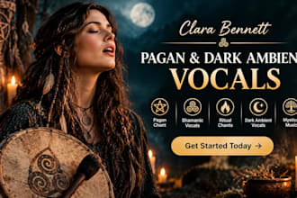 record pagan chant, shamanic vocal, ritual chant, dark ambient vocals, mystical