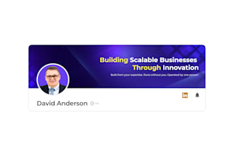 create a professional linkedin banner for your profile