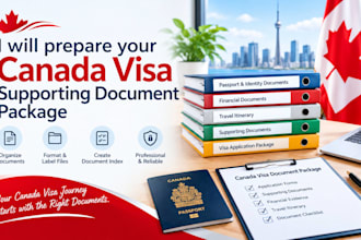 prepare your canada visa supporting document package