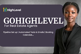 gohighlevel sales funnel ghl expert ghl landing page real estate crm automation