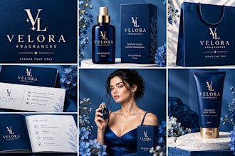complete corporate and luxury brand identity, brandbook and brand guildelines