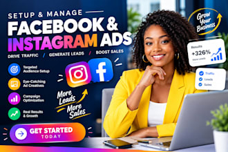 meta ads, set up and manage facebook ads, fb marketing advertising campaign