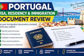 review your portugal visa, residency and immigration documents
