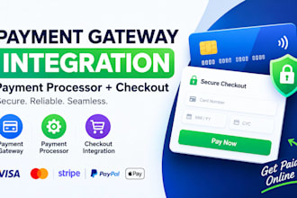 setup payment gateway and checkout for your ecommerce website