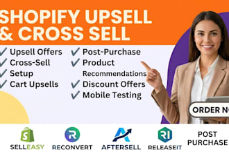 setup shopify selleasy upsell cross sell reconvert aftersell releasit post purch