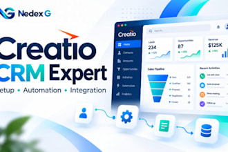 setup, customize and automate creatio CRM workflows and integrations