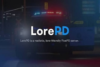 develop fivepd, lspdfr and nopixel inspired police rp server for fivem
