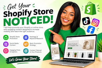 do shopify marketing, store promotion and ecommerce marketing
