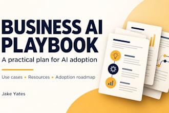 create a business ai adoption playbook with prompts and a roadmap