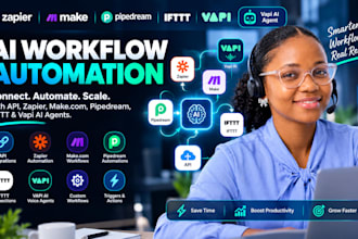 ai workflow automation API zapier make com pipedream IFTTT vapi ai agent