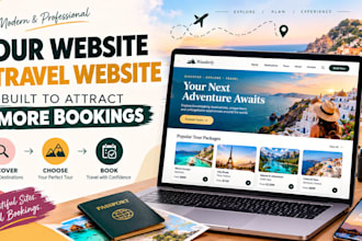build a tour website and travel website that attract more bookings