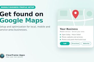 set up and optimize your business profile for google maps