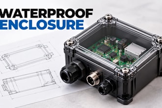 do waterproof enclosure, consumer electronics solidworks pcb hardware prototypes