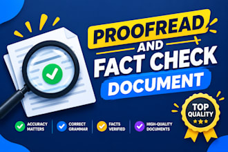 fact check, proof read errors in word documents