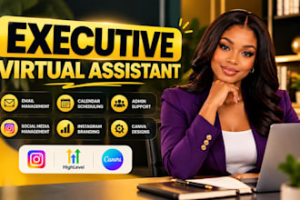 social media manager instagram branding executive virtual assistant ghl canva