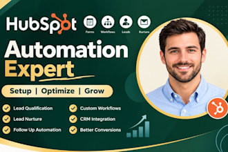 setup hubspot automation lead qualification lead nurture follow up automation
