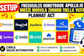 freshsales honeybook apollo io breeze moovila zurihub trella vcita planhat act