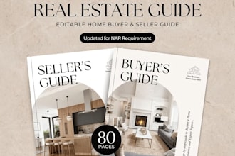 create a real estate sales brochure buyer guide and property booklet