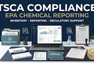 do US epa tsca certification, chemical reporting and regulatory compliance
