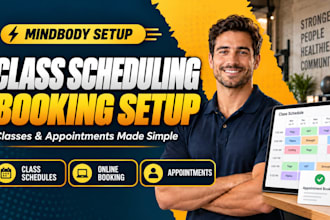 setup mindbody class scheduling booking setup appointment scheduling