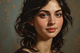 paint traditional oil painting portrait