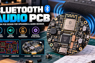 design bluetooth audio pcb speaker amplifier and wireless devices