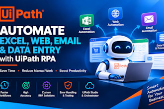 automate excel web scraping email and data entry with uipath rpa