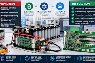 design automotive and ev battery monitoring for voltage and current