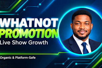promote your whatnot live show and grow your viewers