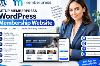 setup memberpress wordpress membership website courses ims