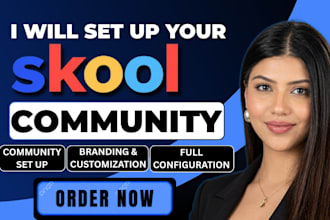 skool community setup skool online course credit repair, skool community manager
