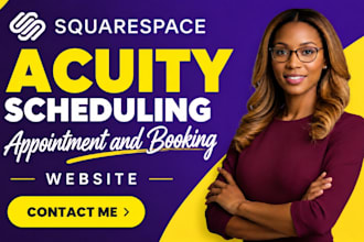 setup acuity scheduling appointment booking and squarespace integration