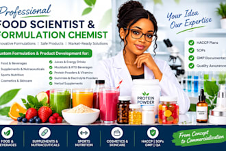 formulate juices, energy drinks, mocktails and ready to drink beverages