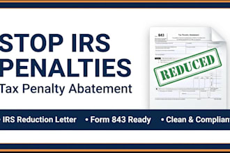 draft irs penalty abatement tax resolution and reduction letter