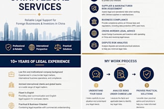 provide china legal services for foreign businesses
